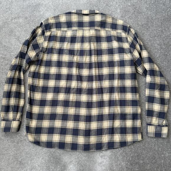 Eddie Bauer Shirt Mens XL Plaid Flannel Button Up Long Sleeve Outdoor Workwear - Picture 6 of 6